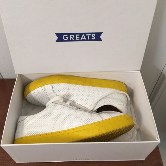 Great Brooklyn The Royals Perforated leather white/Meadowlark made in Italy - Picture 5 of 14